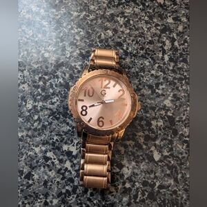 Guess Rose Gold Watch with Rose Gold Dial